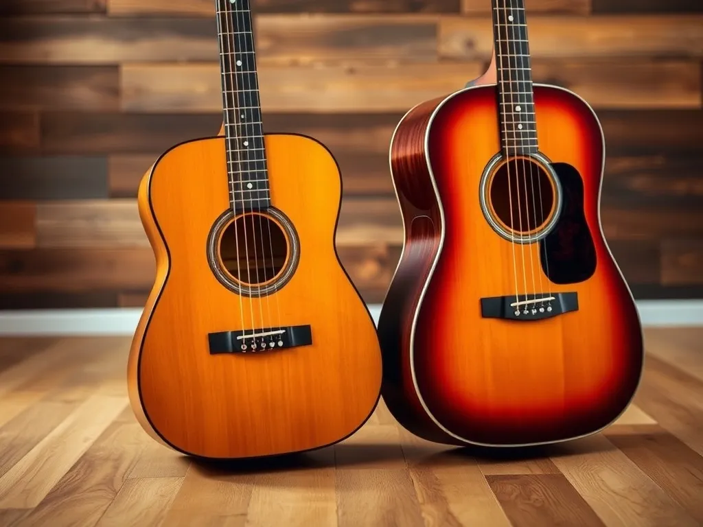 Gitara klasyczna a akustyczna: różnice i porównanie